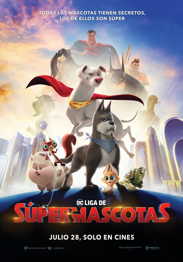 DC LIGA DE SUPER MASCOTAS en Cines Multiplex